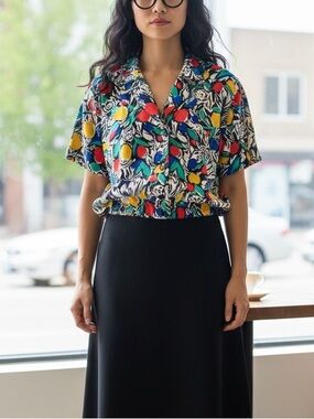 Vintage floral top